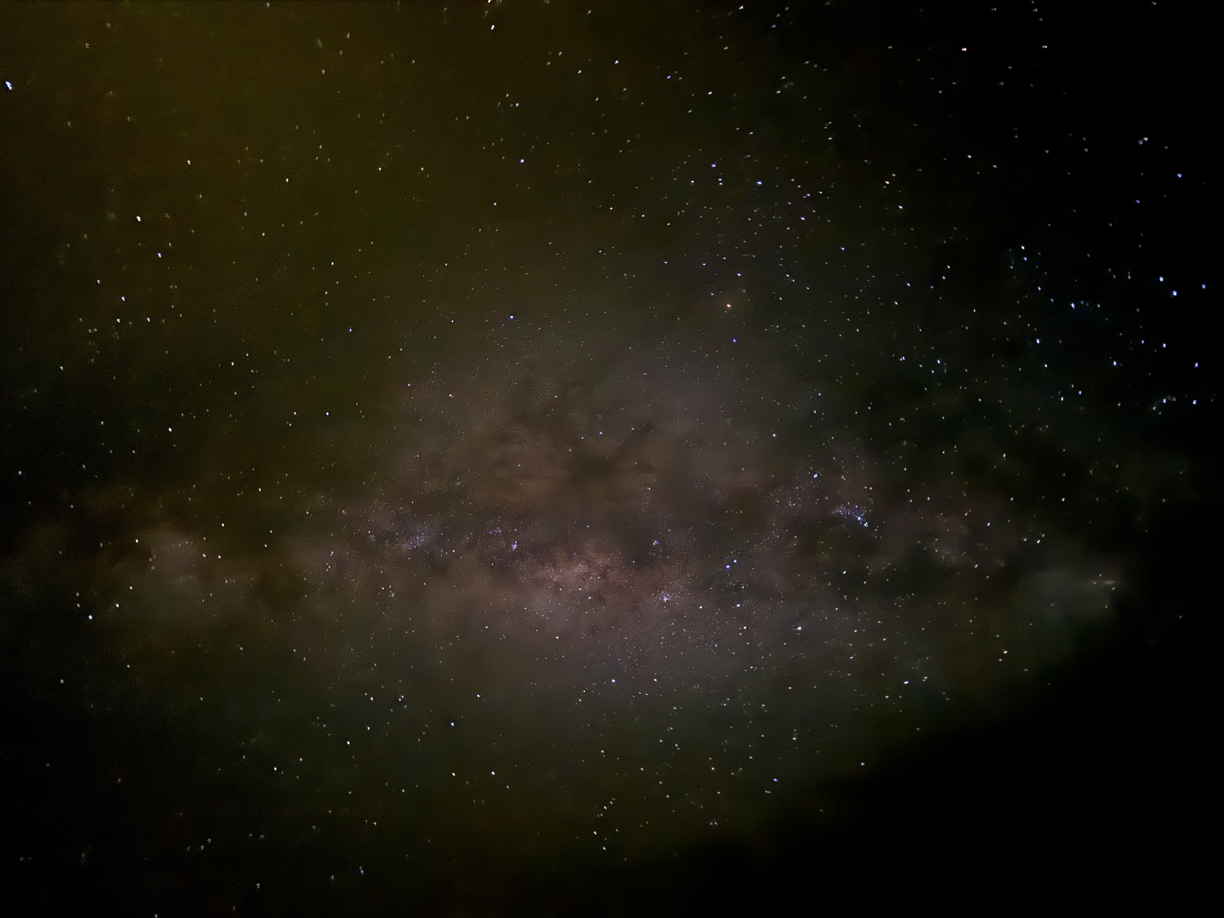 The milky way from the deck, shot with my iPhone's Night mode.